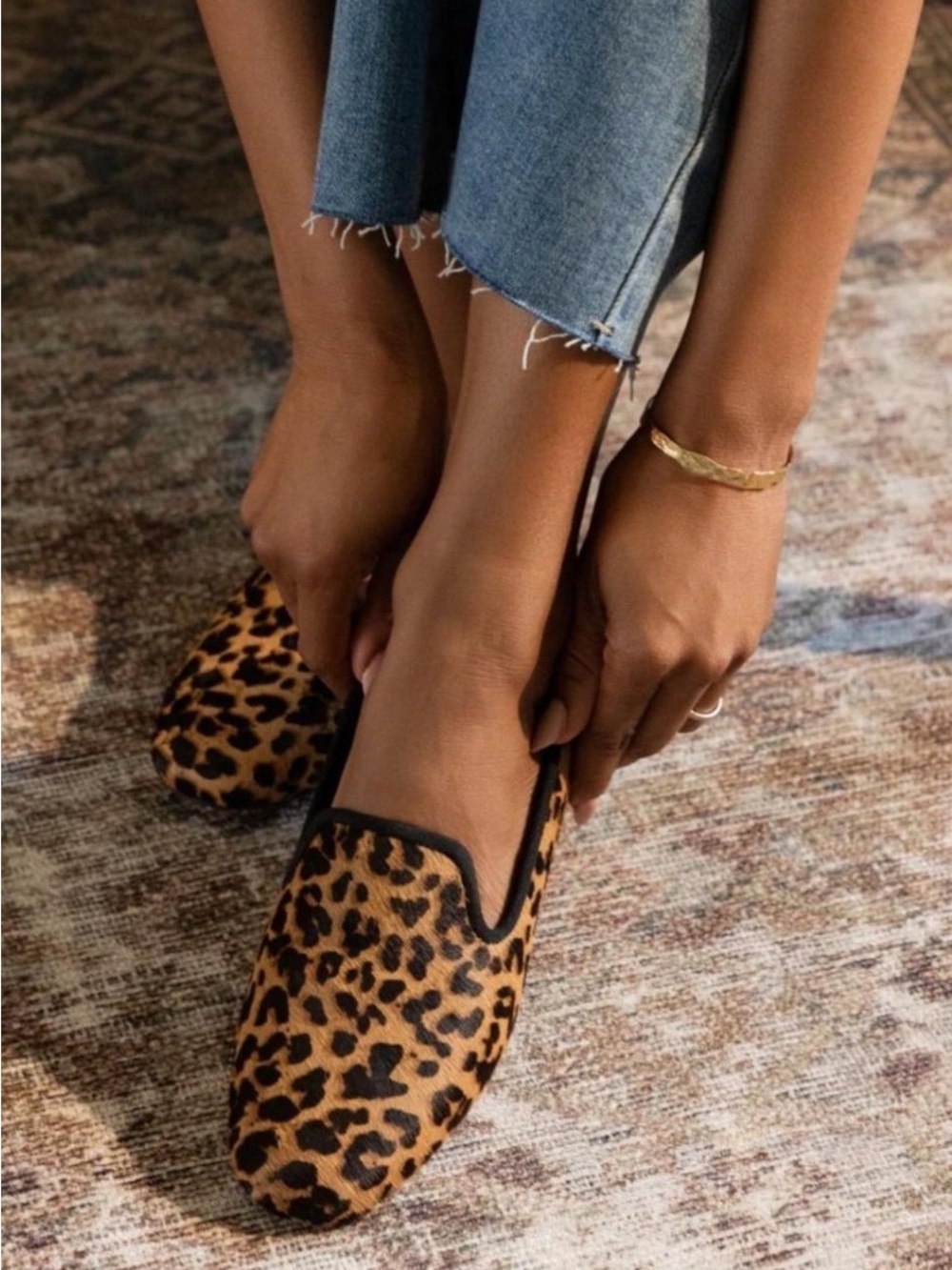 Birdies Leopard Print Women's Loafers - Animal Print Slip-On Flats